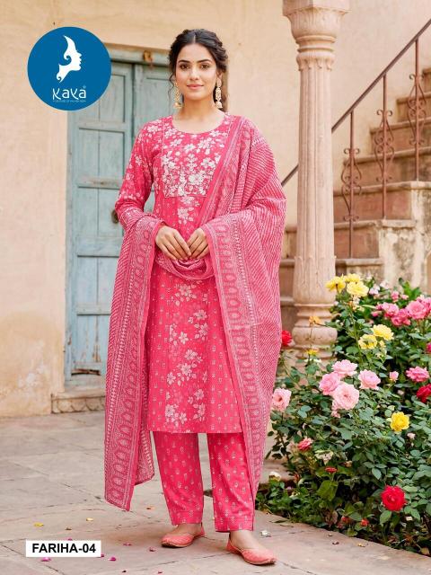 Kaya fariha anarkali 3pcs kurti wholesale
